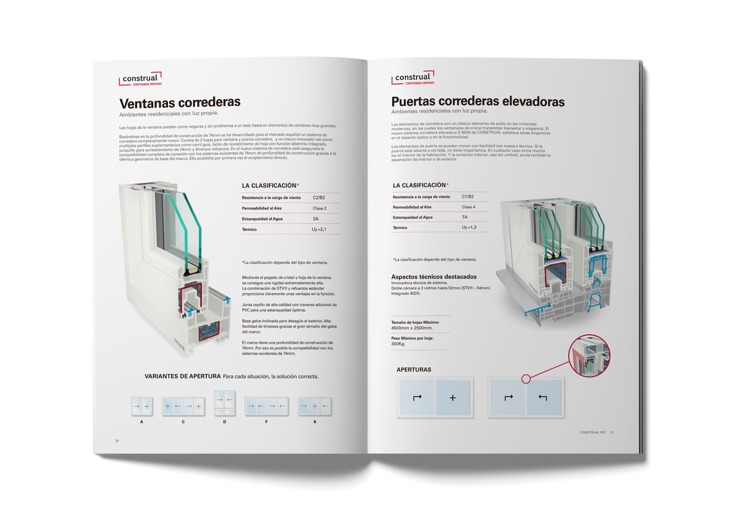 Catálogo fichas ventanas - Construal