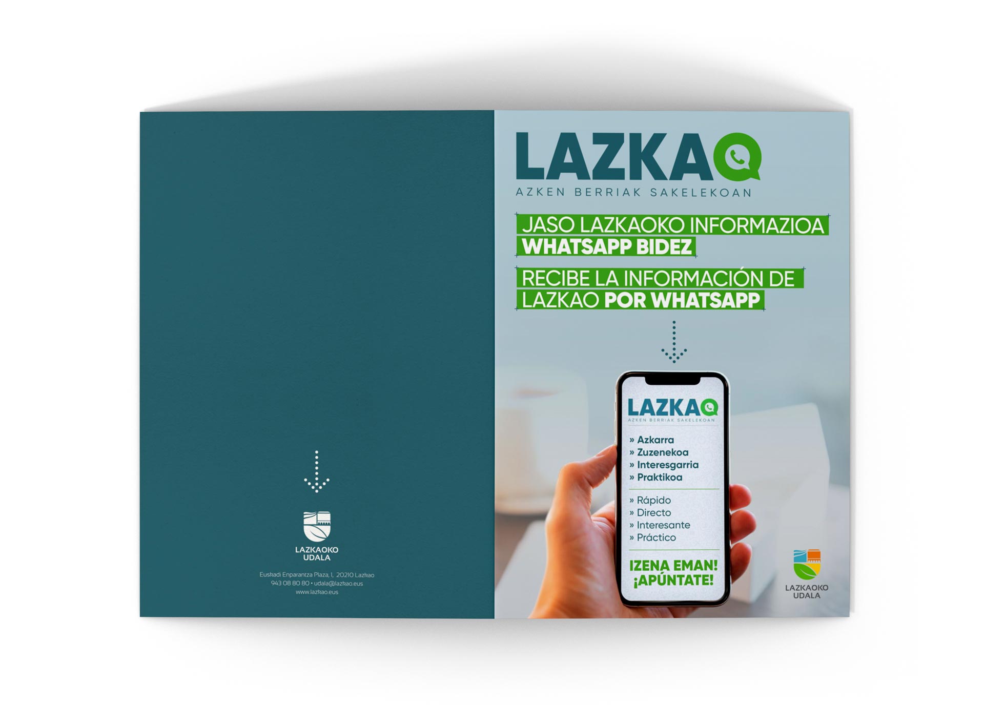 Lazkao whatsapp folleto exterior