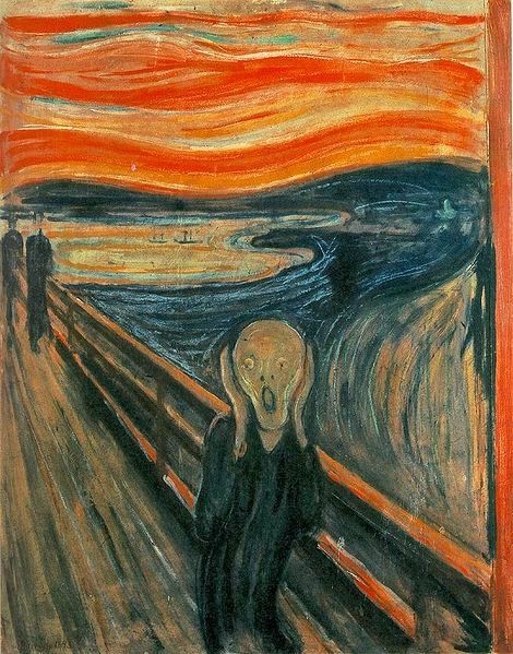 "El grito" de Edvard Munch